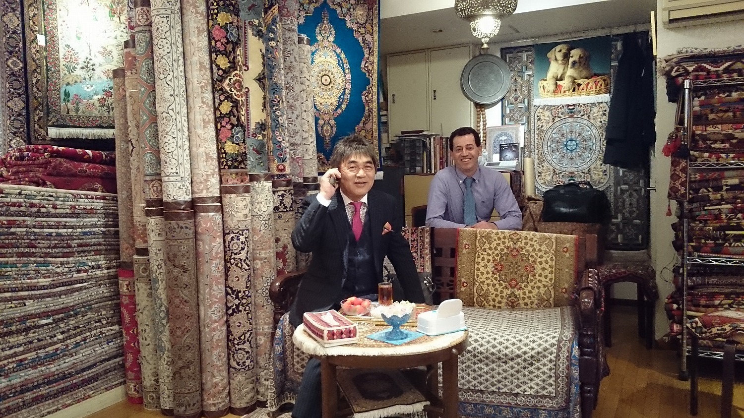 きみまろさんとアリ ティータイム